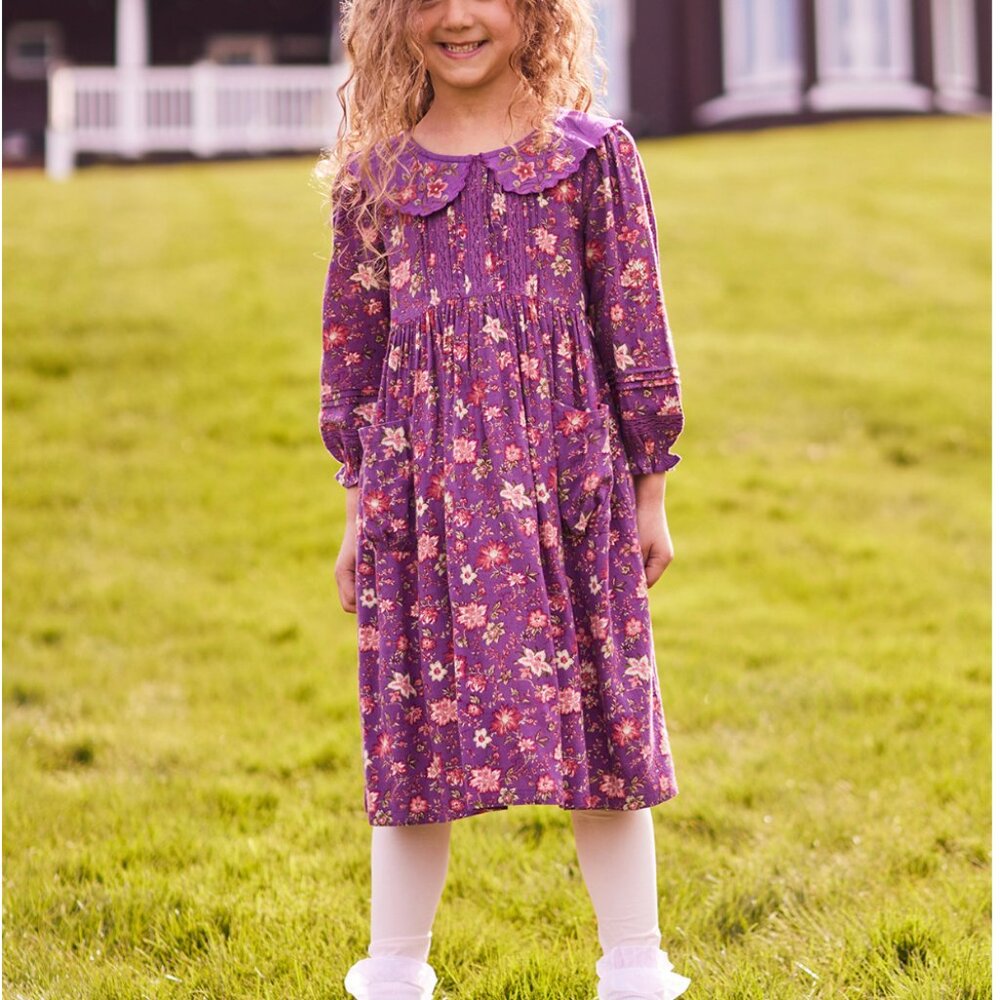 🌸✨ April Cornell Purple Embroidered Dress – 3/4T – BNWT ✨🌸